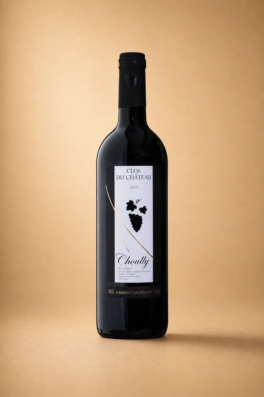 Bouteille de Cabernet Sauvignon - 75 cl